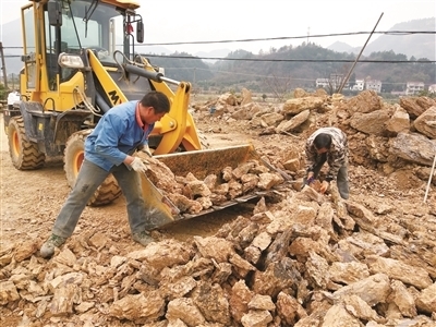 昔日废石料如今销国外