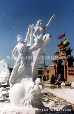 【曲阳石雕 城市石雕 广场石雕 校园石雕 名人雕塑 人物雕塑SD073】价格,厂家,图片,石膏、石料工艺品,曲阳县子凡雕塑品销售-