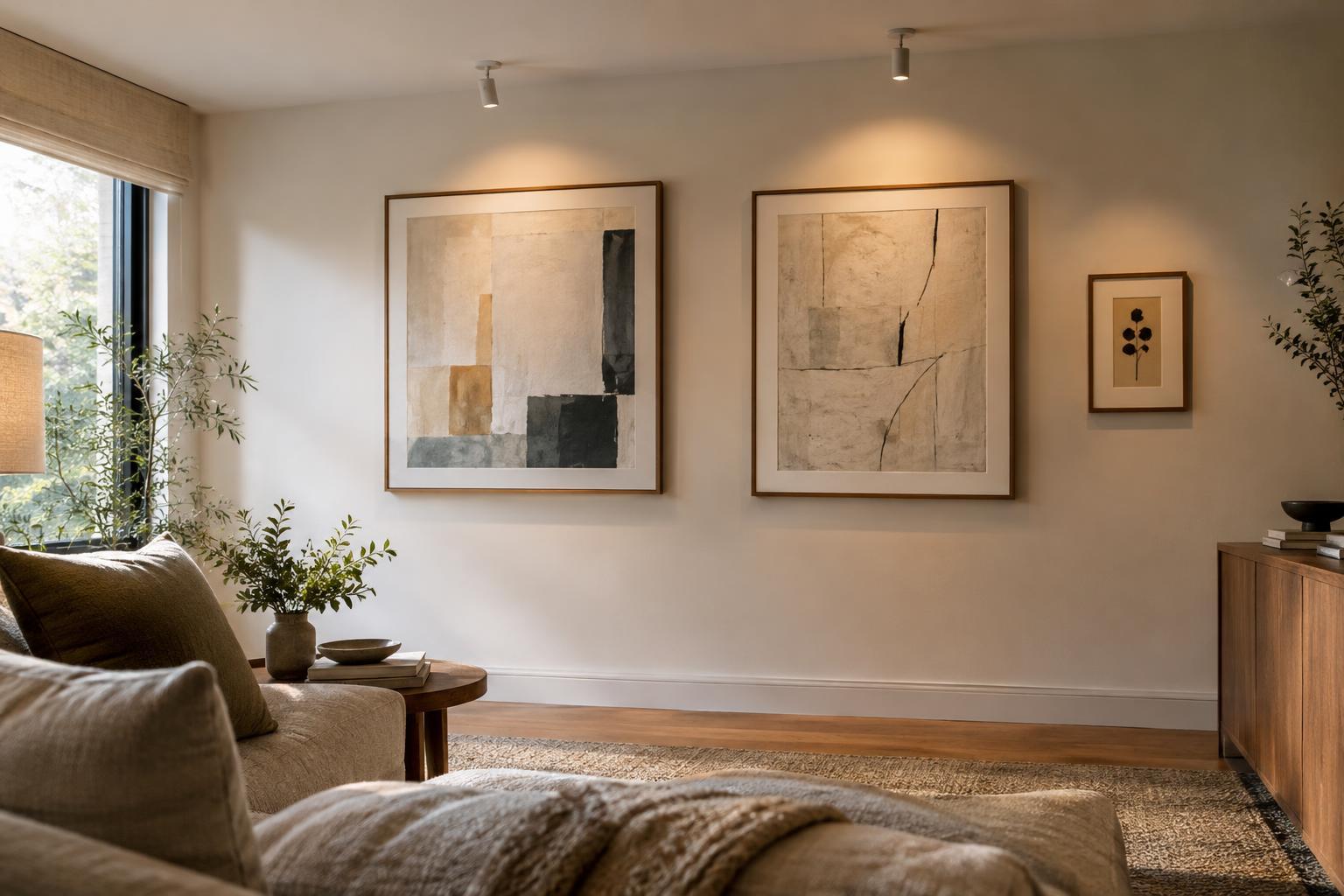 How to Light Artwork and Wall Displays Without Glare