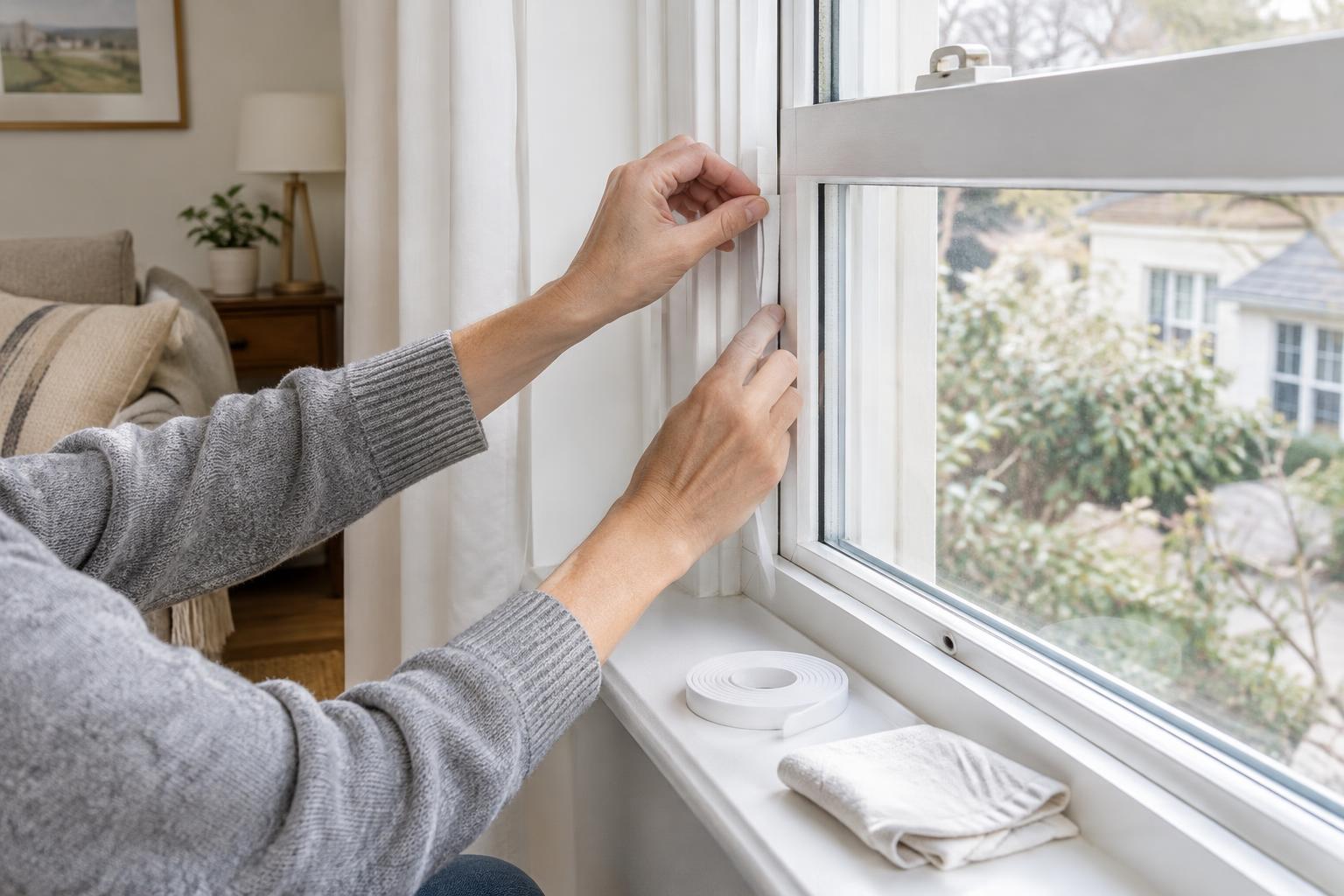 How to Find and Seal Drafts Around Windows and Doors