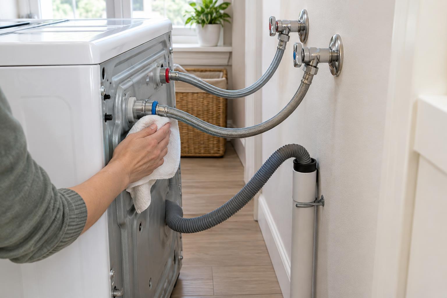 How to Inspect Washing Machine Hoses to Help Prevent Leaks