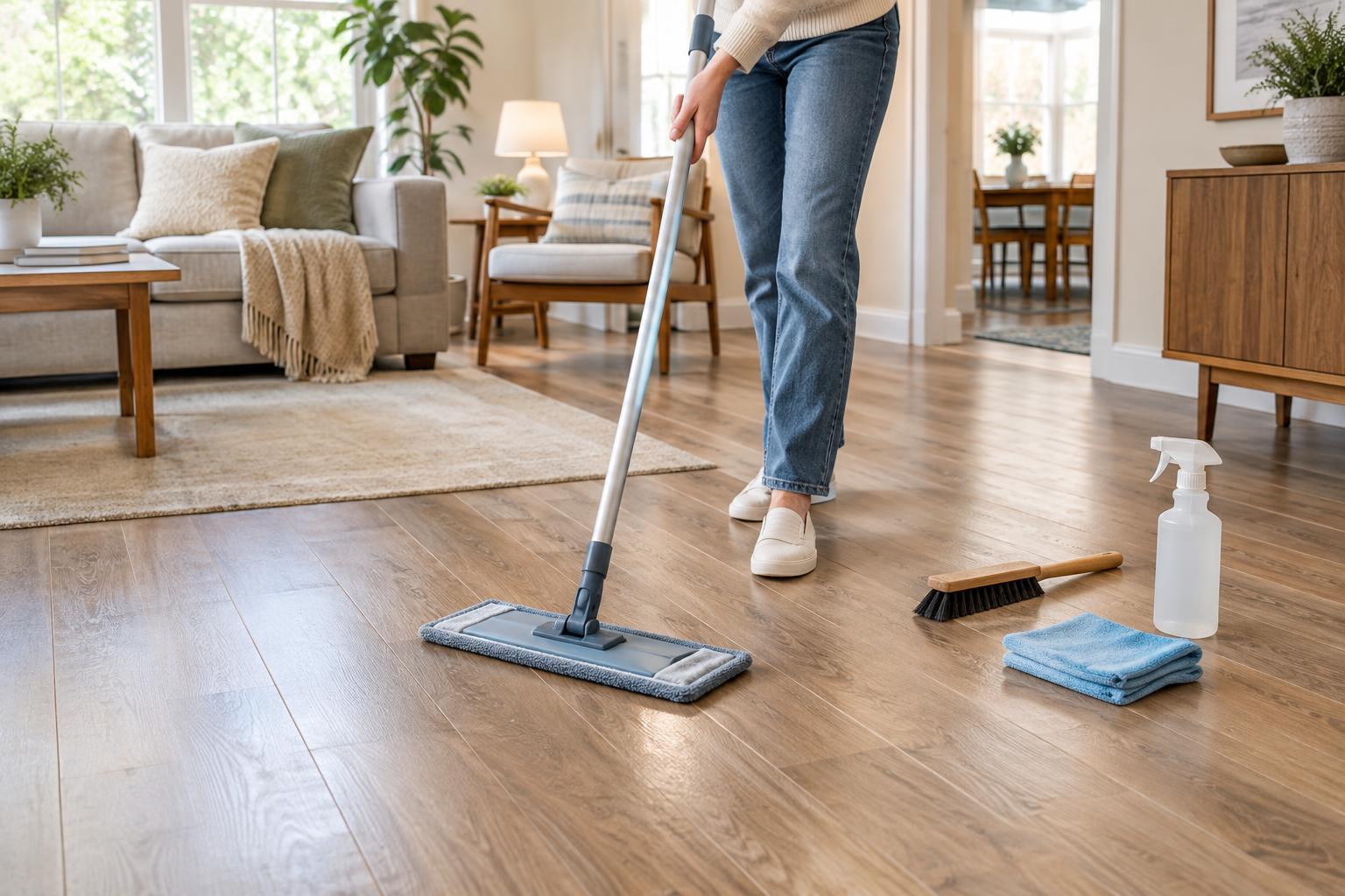 How to Clean Hardwood, Laminate and Vinyl Floors Without Damaging the Finish